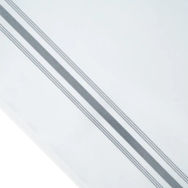 gray bistro stripe napkin