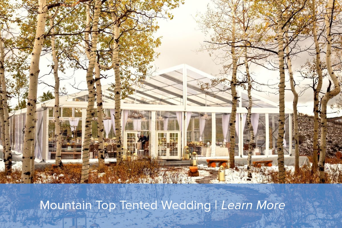 Mountain Top Tented Wedding | Diamond Event