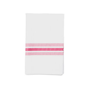 raspberry bistro stripe napkin new