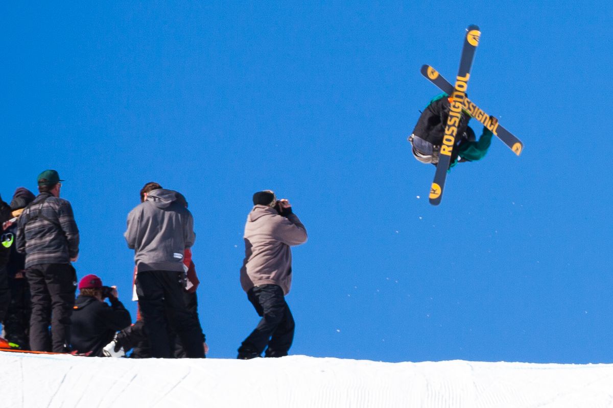 Image of a skier jumping