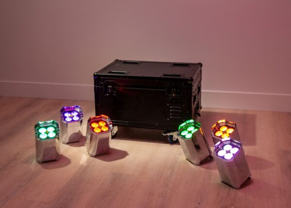 Mirage Chrome Par Can Light - With Remote and Charging Case - Image 4