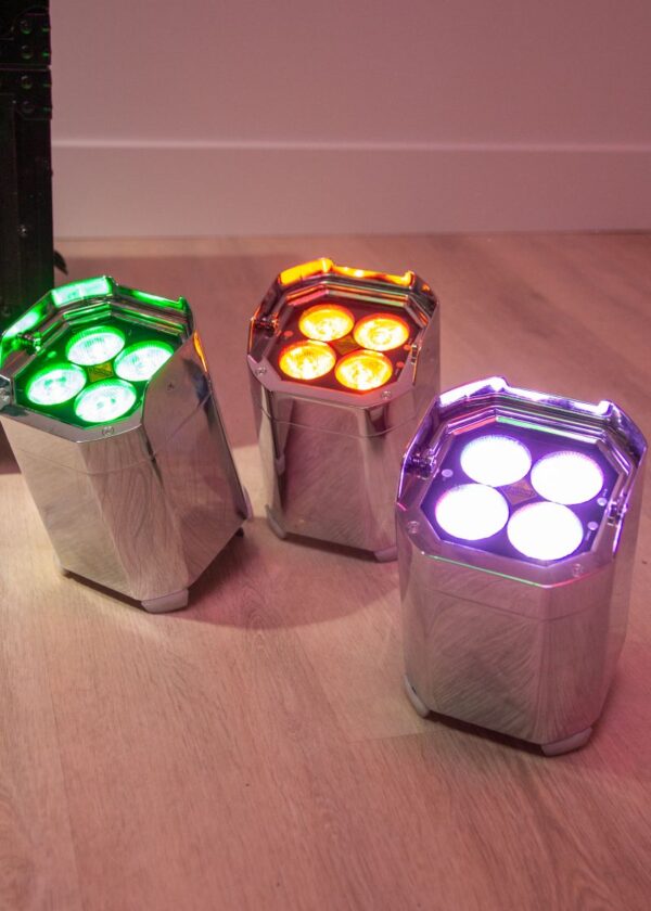Mirage Chrome Par Can Light - With Remote and Charging Case - Image 6