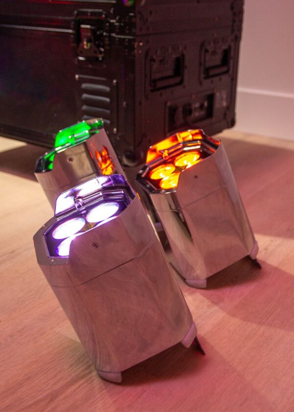 Mirage Chrome Par Can Light - With Remote and Charging Case - Image 2