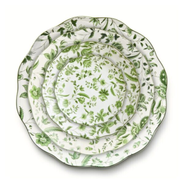 Eleanor Green Floral China Set