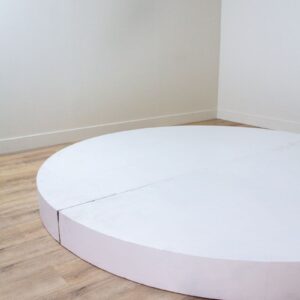 White Round Ceremony Platform Stage | 9' - Image 4