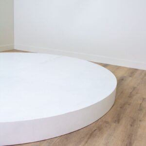 White Round Ceremony Platform Stage | 9' - Image 5