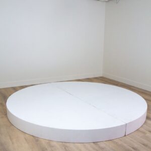 White Round Ceremony Platform Stage | 9' - Image 6