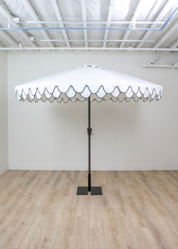 Cafe Umbrella with Black Trim 7' - Image 8