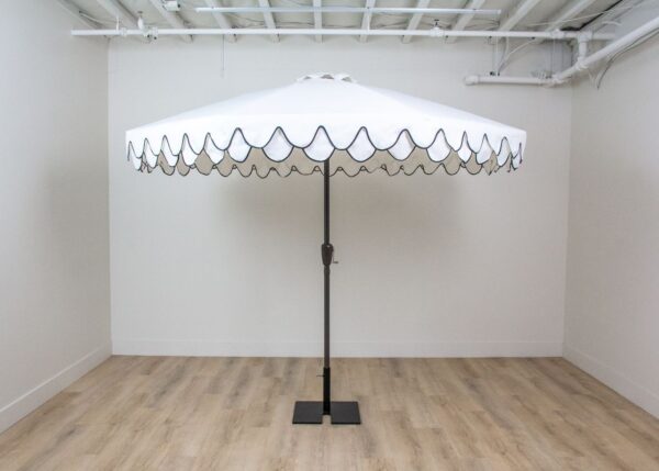 Cafe Umbrella with Black Trim 7' - Image 9