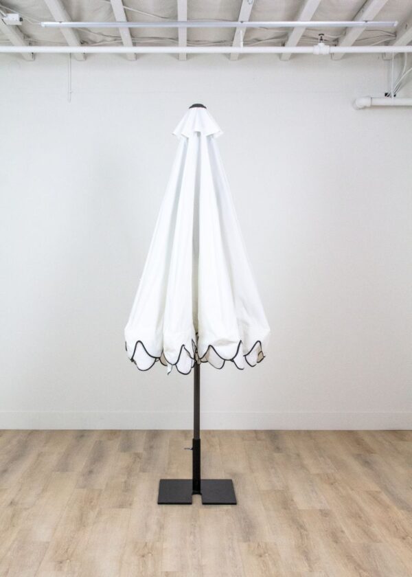 Cafe Umbrella with Black Trim 7' - Image 7