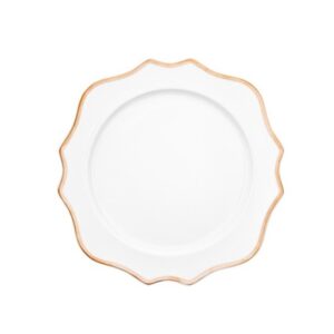 Maggie Gold Rim Dinner Plate