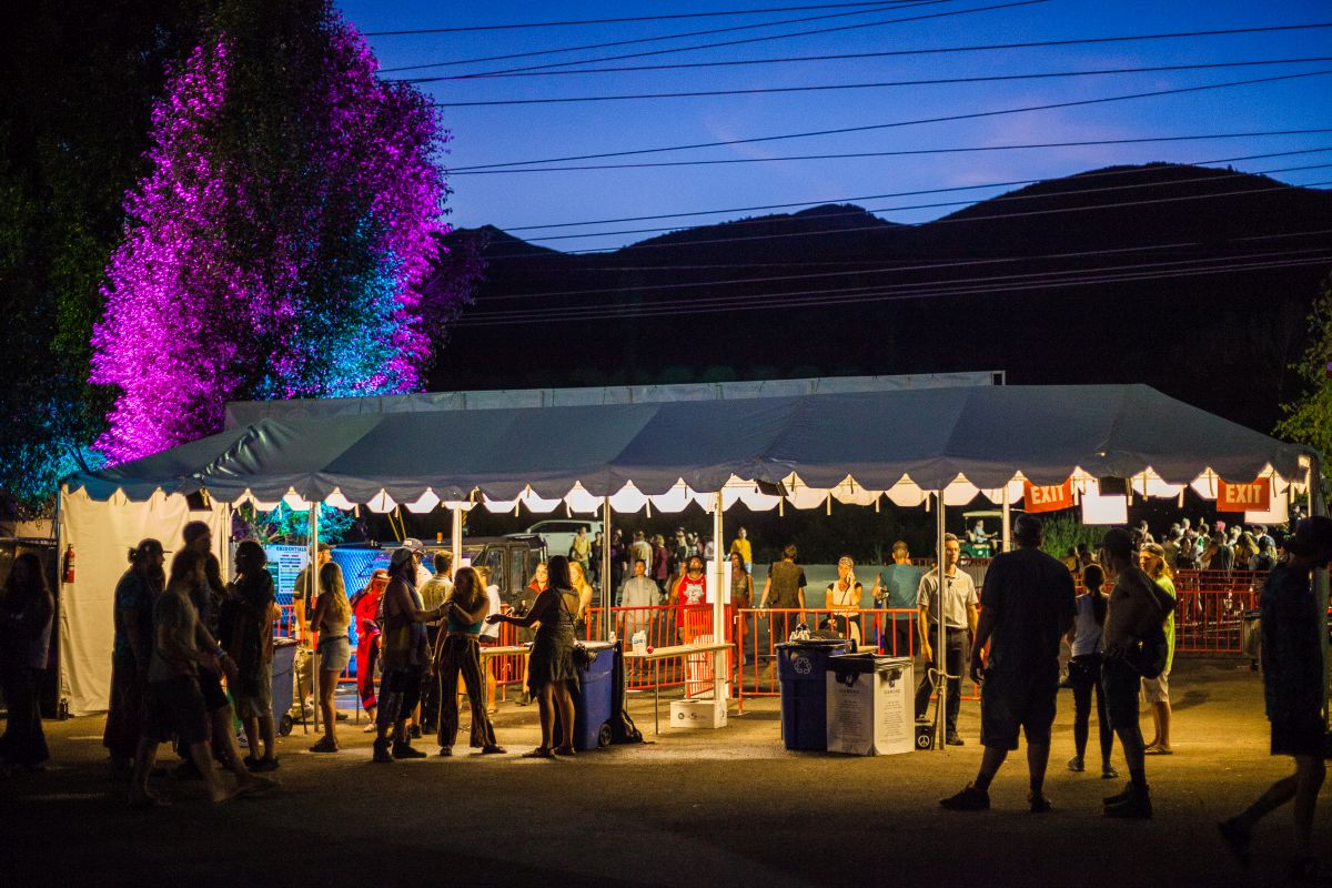 Event tent rentals for Reggae Rise Up