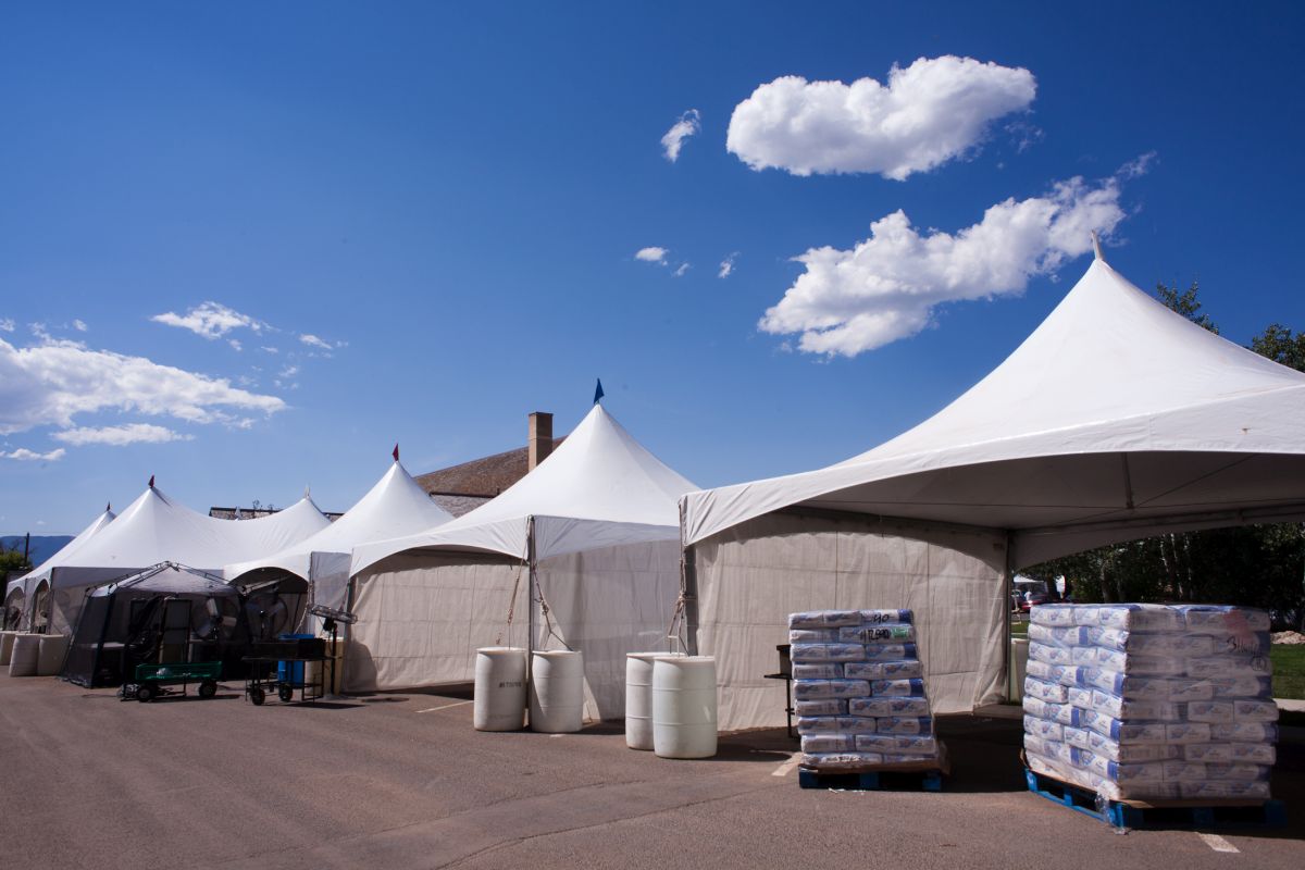 Event tent rentals for Swiss Days