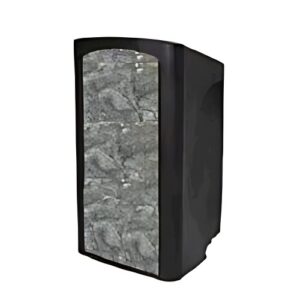 Podium Black W/ Black Marble Front (No Microphone)