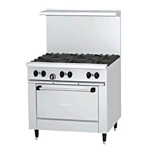 Oven Propane Range w/ 6 Burners