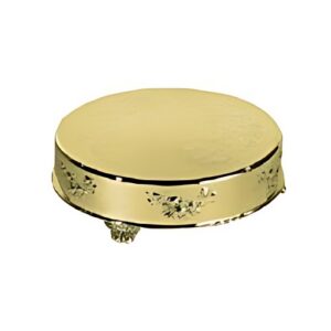 Cakestand Gold "Rose" Round 13" (Cakes 10"-13")
