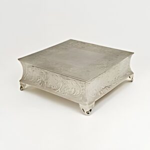 Cakestand Silver Decor Square 13" (Cakes 7"-13")