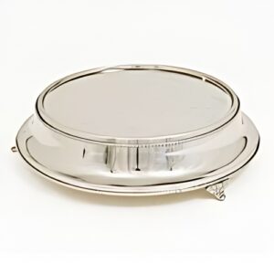 Cakestand Silver Plain Round 17" (Cakes 15"-17")