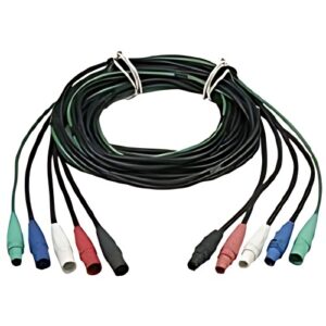 Power 3Phase Camlock Large Cord | 50' 5 Piece | 200 AMP