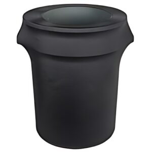 Garbage Can | 44 Gallon | Spandex Cover (Black)