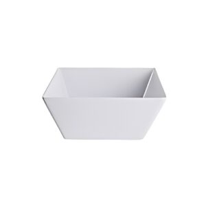 Bowl Melamine White Square | 10"
