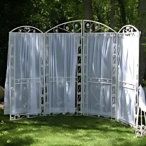 White Iron Backdrop | 4 Piece