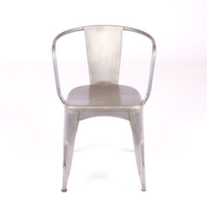 Industrial Metal Arm Dining Chair