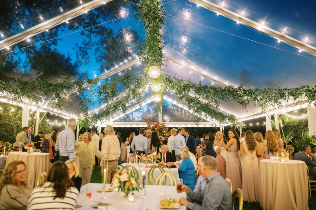 Mikki Platt Photo with Clear Top Tent