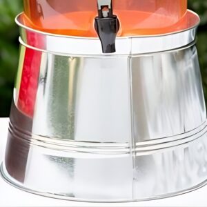 Beverage Dispenser Galvanized Stand