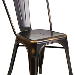 Rustique Metal Chair | Copper