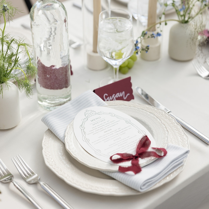 The Browns Wedding Tablescape