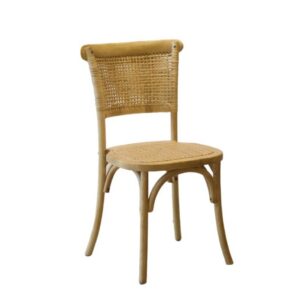 Avery Natural Woven Dining Chair Resin