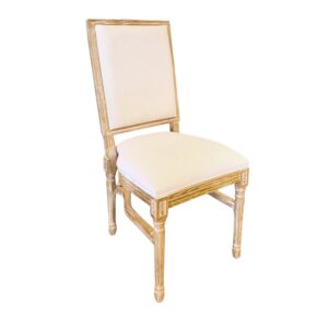 Louis Caneback Chair with Back Pad