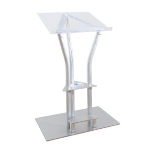 Acrylic Silver Podium